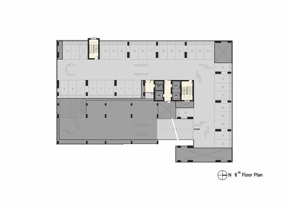 Terra Residence Condo - Floor plan ชั้น 8